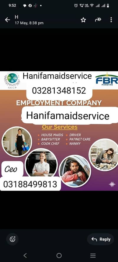 hanifa med service