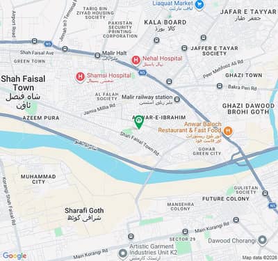 292 gaz commercial plot for sale in Gated society Malir
