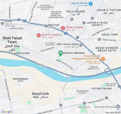 112 gaz Commercial Plot for Sale in Gated society Malir