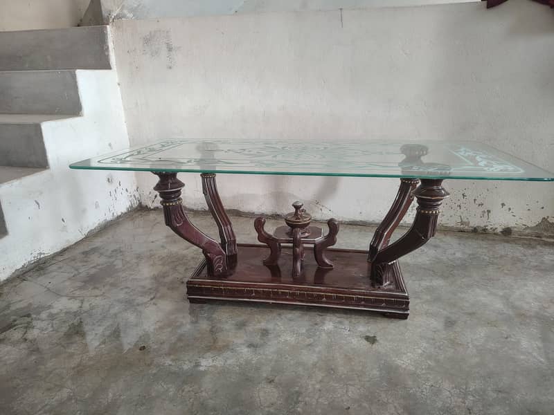 Center Table with 2 side table 0