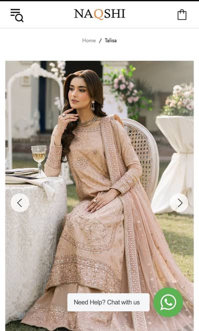 Naqshi brand. . selling this dress because I already have this colour