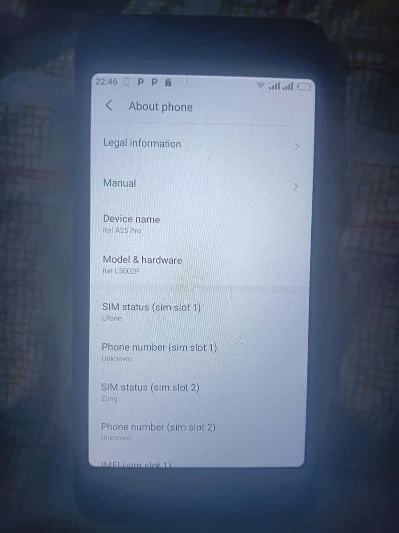 Itel A25 Pro 3