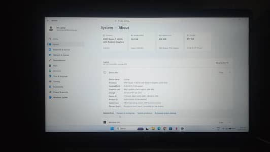 HP Probook 255 G9 (Ryzen 7) 16/512 - 15.4" - UK se liya 600 Pounds ka