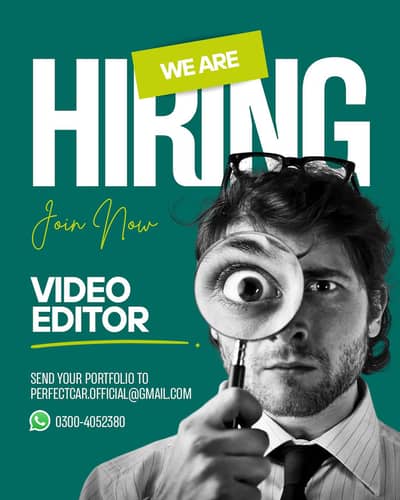 Video Editor Required