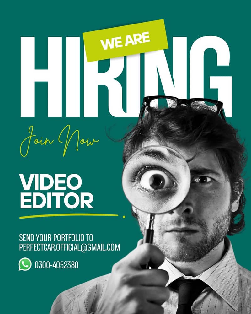 Video Editor Required 0