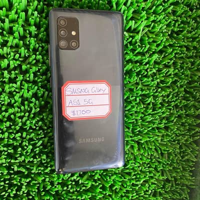 complete BOX Samsung A51 one hand used