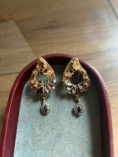 Gold plated earrings