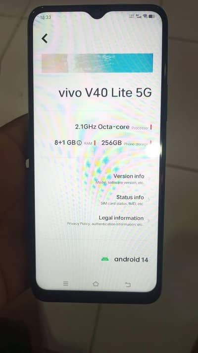Vivo V40 Lite5g 8/256