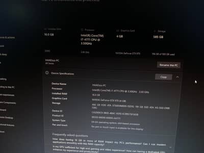 CORE I7 4 GEN - GTX 970