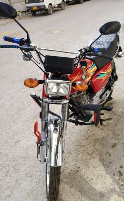 Honda CG 125 2026 Model (Red Color)