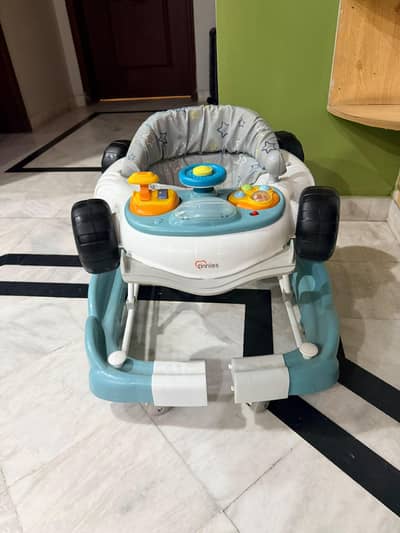 Baby Walker -Car Theme Blue - Lahore