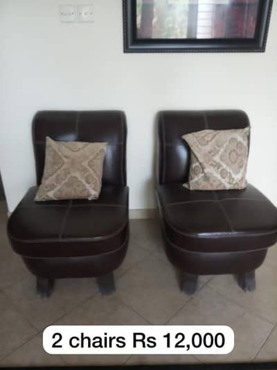 Sofa set, chairs tables & seats available for sale