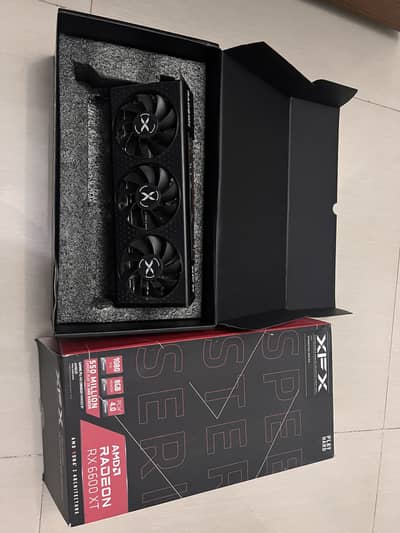XFX Speedster QICK 308 RX 6600 XT 8GB Triple Fan – Box Available