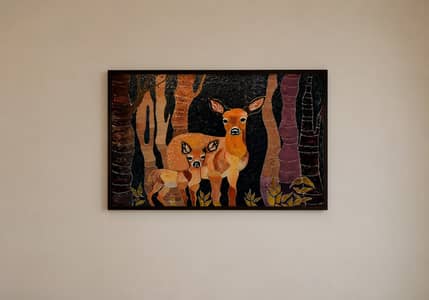 Hand Made Glass Painting