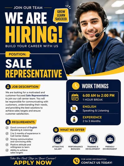 Sales Representative (English Speaking)