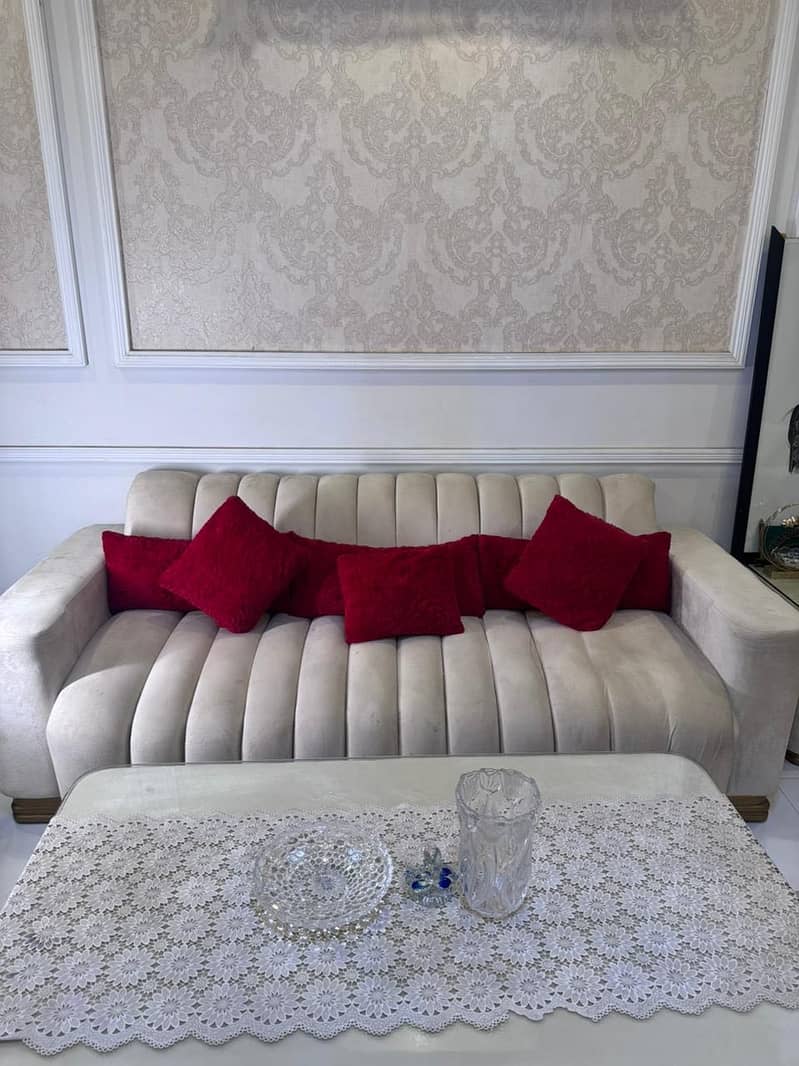 fluffy sofa set 1