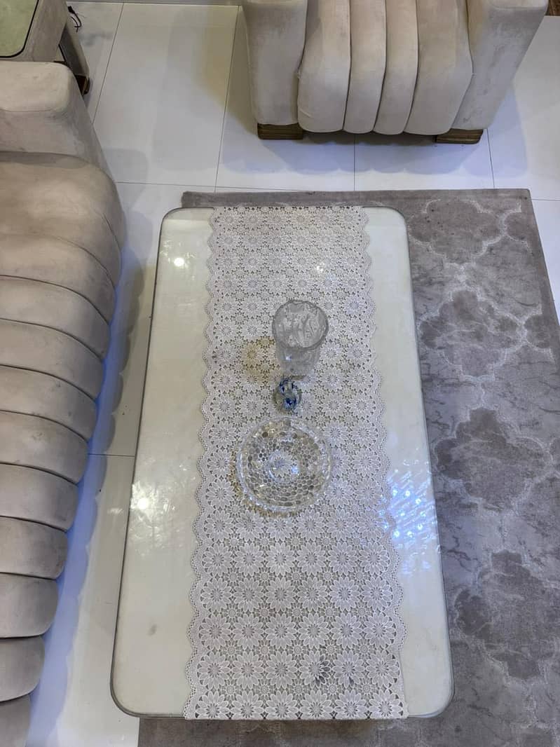 fluffy sofa set 6