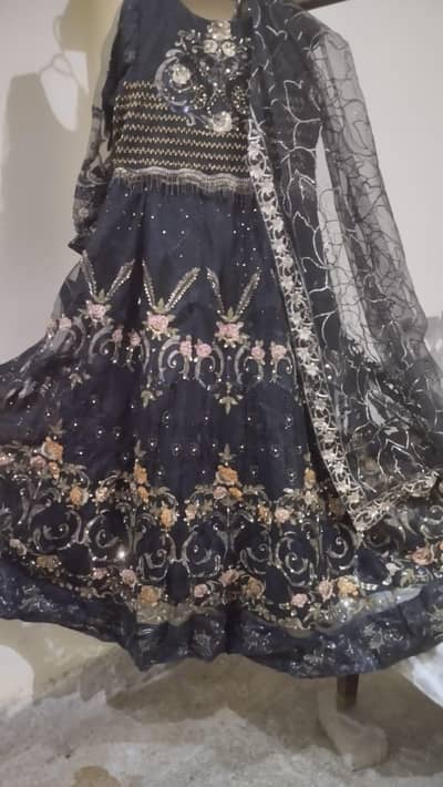 Long Wedding Maxi in Black Colour