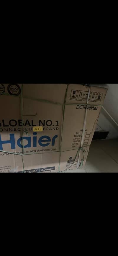 Haier 1.5 ton triple inverter brand new pin pack AC