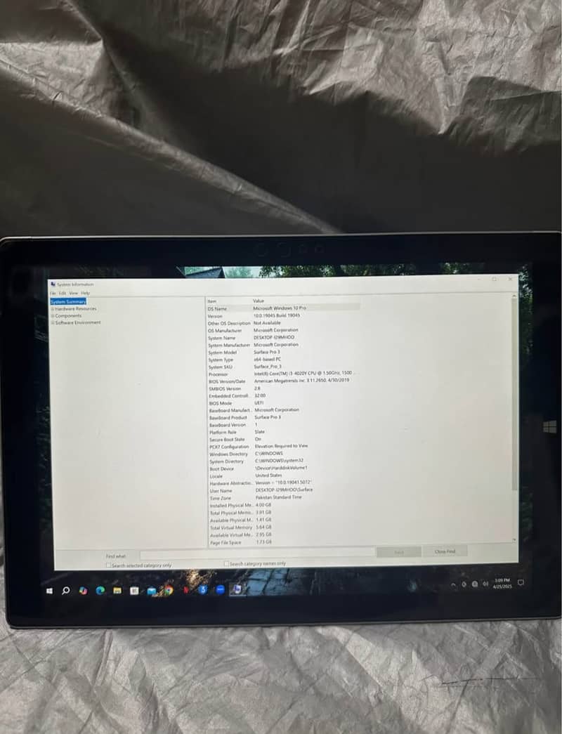 Microsoft Surface pro 3 1