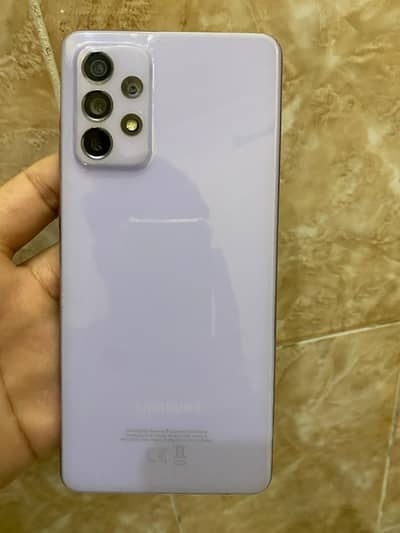Samsung A72 with box and cable