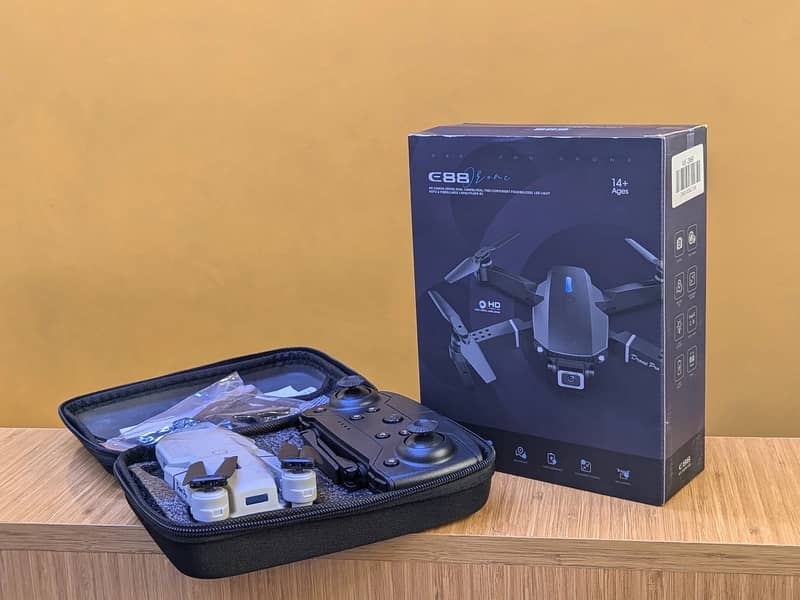 HD Quadcopter E88 Pro Drone Foldable with HD Camera 1