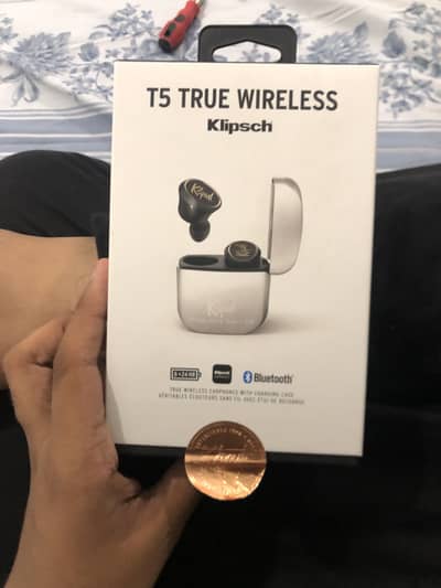 Klipsch t5 true wireless buds perfect condition