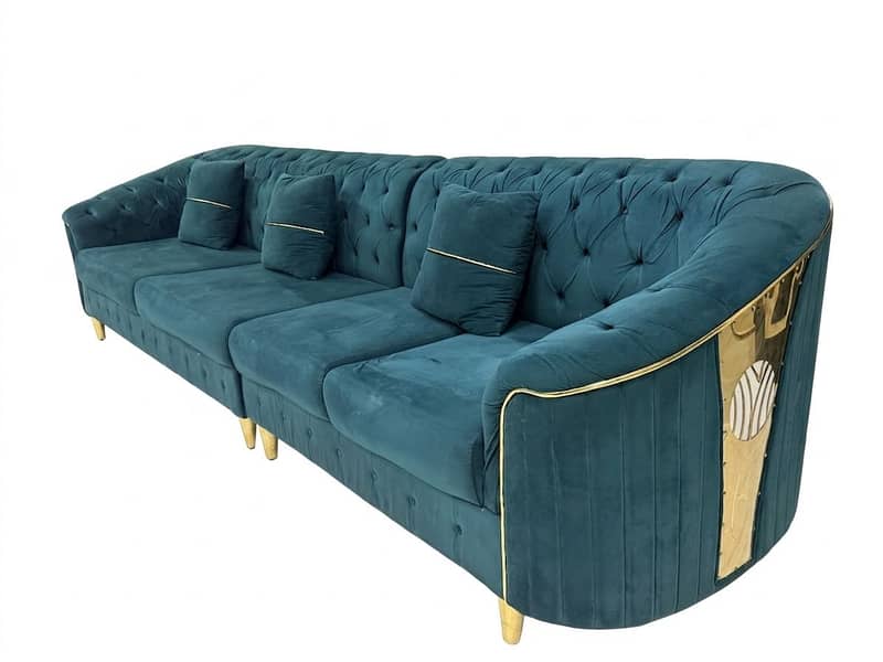 Green Sofa set 4