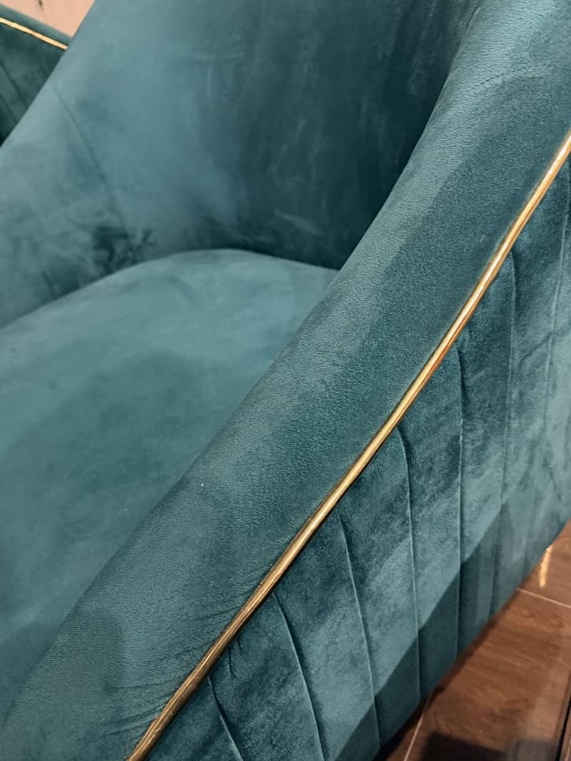Green Sofa set 6