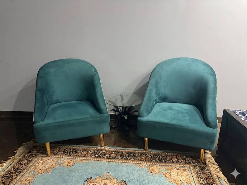 Green Sofa set 7