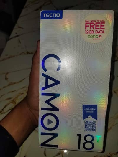 Tecno Camon 18T with box only