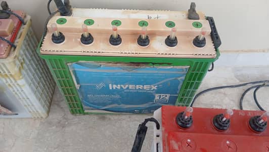 Inverex batteries 220amp in working condition