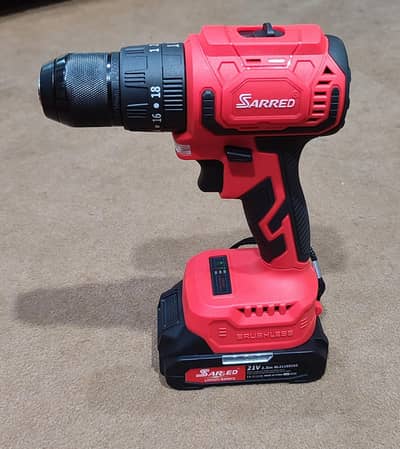 SARED Premium 21V Cordless Impact Heavy Duty Drill Kit Set (Brushless)