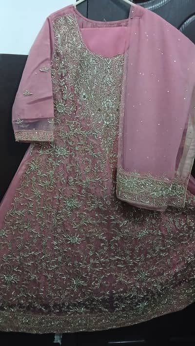  Beautiful Bridal Maxi Dress – Heavy Embroidery – for sale