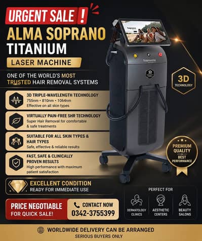 Alma Soprano Titanium Laser Machine