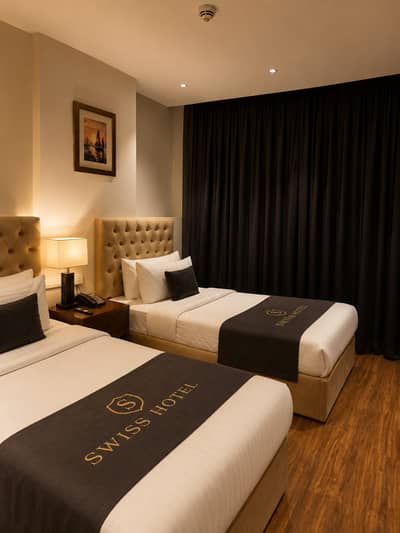 Fully Furnished Swiss International Hotel Suites | Best ROI + 30 Free Vouchers | Earn Up to PKR 62,000 Monthly Rent Flat For Sale