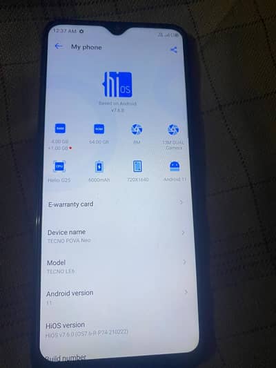 Tecno Pova Neo