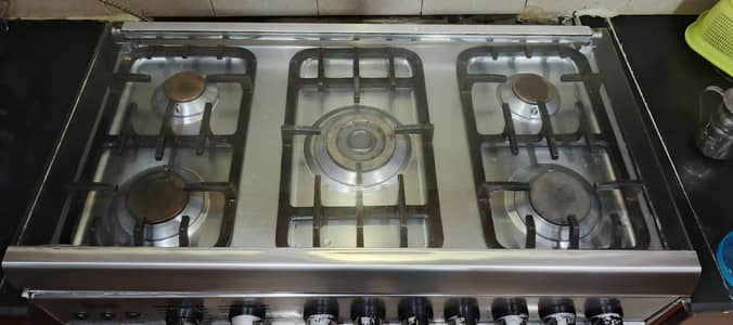 Five stove cooking range for sale