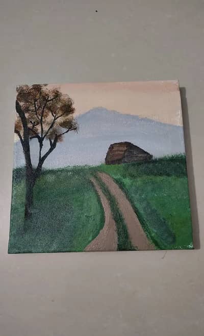 Beautiful Nature Scenery Acrylic Painting