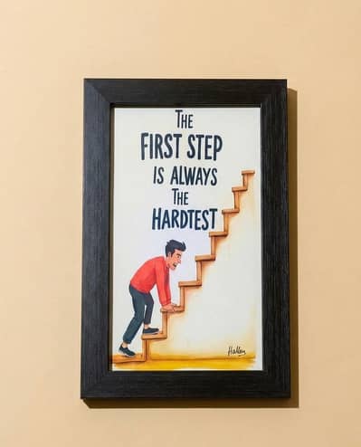 Coustamize wall frame