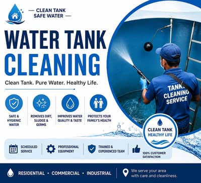 Water tank cleaning contact in chat
