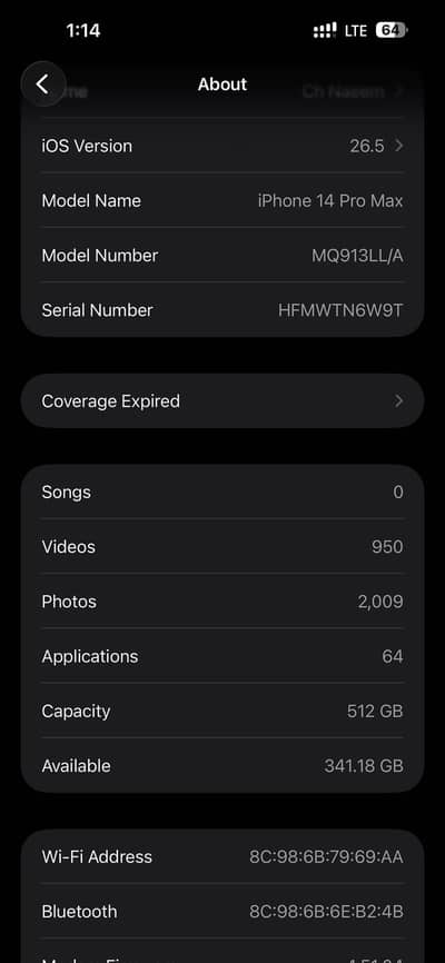 Apple iPhone 14 Pro Max