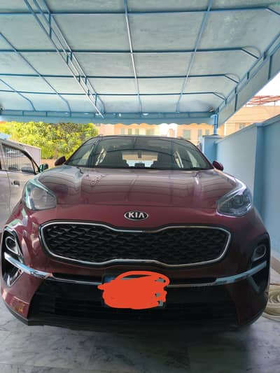 kia sportage 2021 model for rent with driver