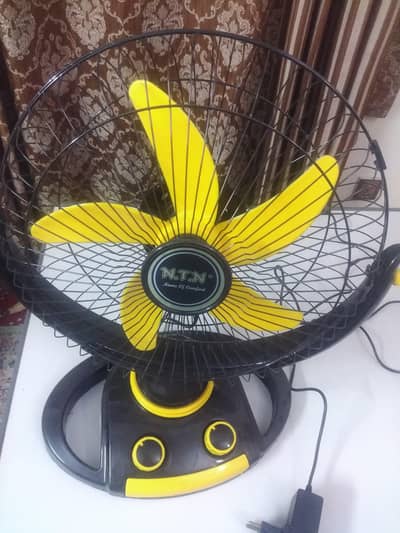 Portable Fan NTN AC/DC-12V best with solar energy