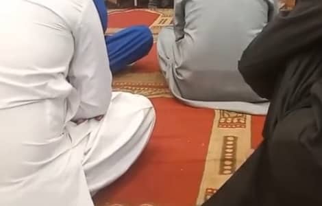 Mosque carpet for prayer