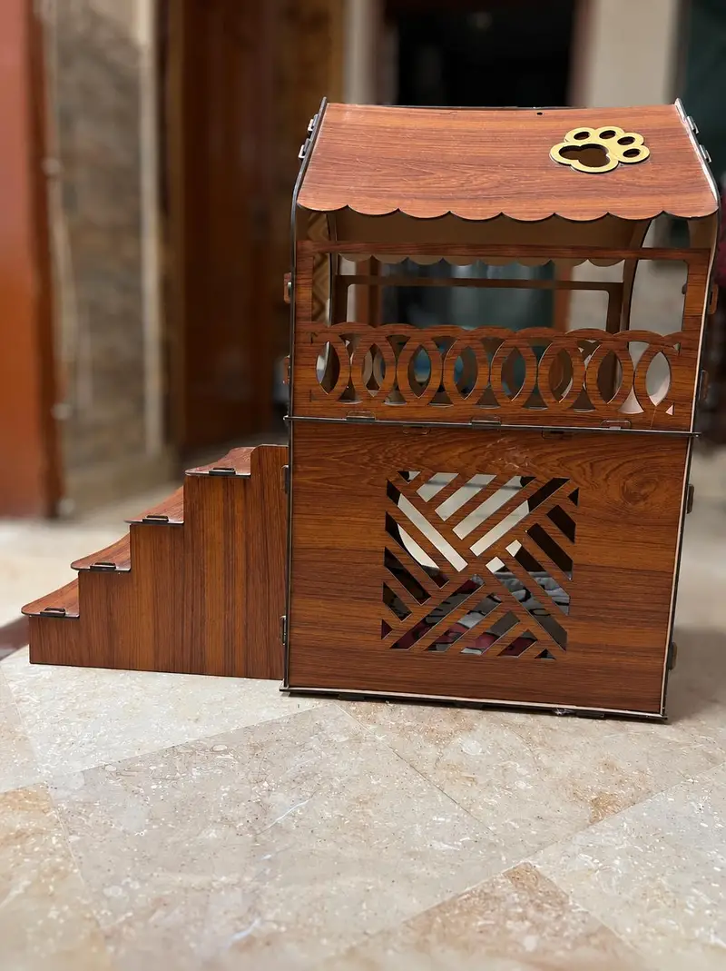 Luxury Wooden Cat House with Stairs  — photo 3
