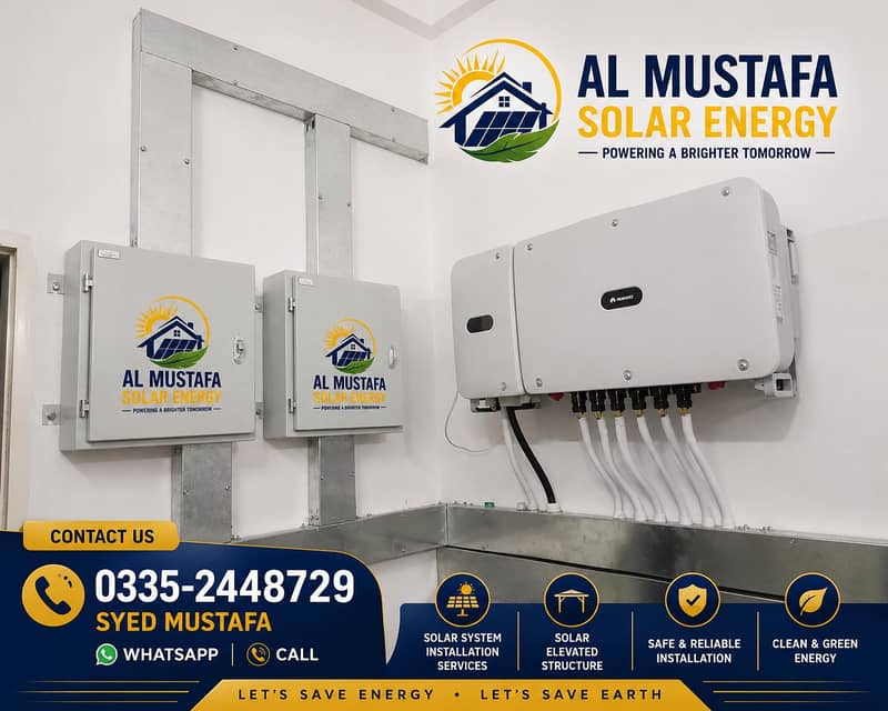 solar system installation/solar elevated structure/complete solution 1