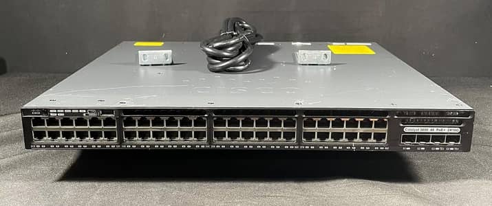Cisco WS-C3650-48PD POE+ Switch 2x10G & 2x1G SFP