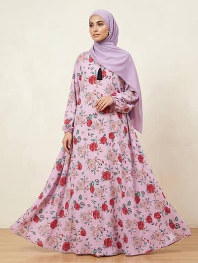 ​jumbo flair printed abayas