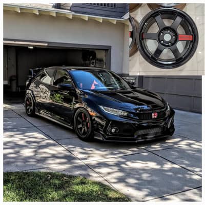 17 inch Rays Eng TE37 Wheels
